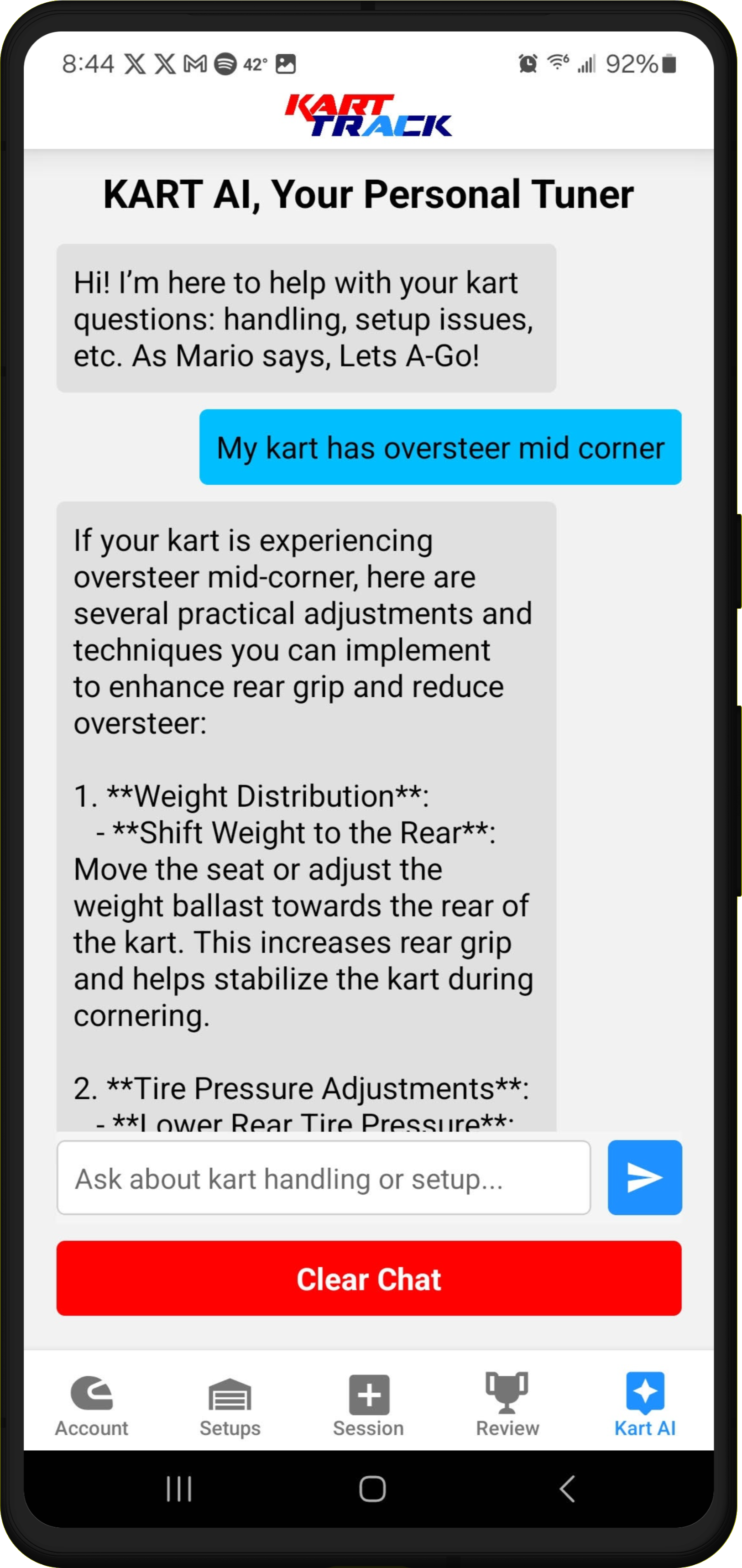 KART AI Assistant